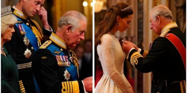 ROYALS SHOCKED! King Charles Just SHATTERED CENTURIES OF PROTOCOL — And He Did It For KATE In a private ceremony at Windsor, the King presented Princess Catherine with Queen Elizabeth II’s sapphire-diamond brooch — a piece reserved for reigning queens, never before worn by a Princess of Wales. The move was called by historians “the boldest break with royal tradition since the 1980s.” Court sources say Camilla was “visibly furious” — while Prince William was in tears at the sight of his wife being treated like… someone who would be more than just a Consort. And the biggest mystery that has sparked public outrage: Charles said six words before pinning the brooch to Kate’s dress — six words the royal family didn’t want anyone to hear. What were those six words — and why did they freeze Windsor?