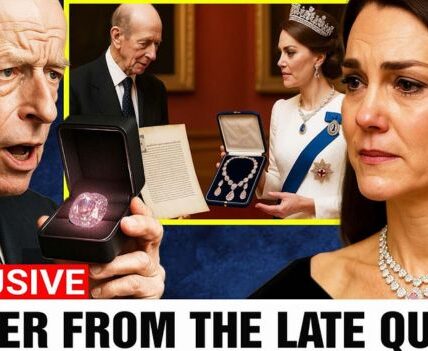 On his sickbed at 89, the Duke of Kent dropped a secret the Palace never meant to surface—a “hidden order” from the late Queen and a rare pink diamond specifically designated for Catherine.  The source said the revelation occurred during a private visit before he became ill: The Queen had left a verbal order regarding Catherine, along with a rare ruby ​​that had never been published in any estate—and it was not part of the will that was made public.  What brought the room to a standstill was not the stone—but the exact phrase the Queen requested be passed on to Catherine “in due course.”