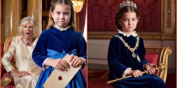 ROYAL SHOCK AT WINDSOR — A decision was signed in silence but thundered through the Royal Family: Princess Charlotte had just been given a title that even veteran courtiers had not dared to believe. No announcement, no communique, just a leak—and a wave of shock rippled through Windsor. The title had once belonged to a senior royal, one still alive, still present at every ceremony—but now it belonged to an eight-year-old girl with an innocent smile. No objections, no explanations. Only one public appearance—a look as calm but cold as an October wind—was described as “a reaction that spoke louder than any words.” Many believed it was the beginning of a succession strategy years in the making, but others confirmed it: an unexpected event forced the king to act sooner than expected. What kept the public up at night wasn’t Charlotte’s title—it was the name that had been taken. And when that identity is revealed, the whole of Britain will probably gasp.