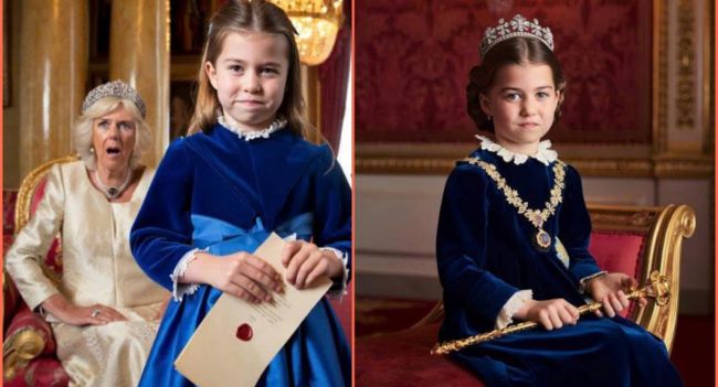 ROYAL SHOCK AT WINDSOR — A decision was signed in silence but thundered through the Royal Family: Princess Charlotte had just been given a title that even veteran courtiers had not dared to believe. No announcement, no communique, just a leak—and a wave of shock rippled through Windsor. The title had once belonged to a senior royal, one still alive, still present at every ceremony—but now it belonged to an eight-year-old girl with an innocent smile. No objections, no explanations. Only one public appearance—a look as calm but cold as an October wind—was described as “a reaction that spoke louder than any words.” Many believed it was the beginning of a succession strategy years in the making, but others confirmed it: an unexpected event forced the king to act sooner than expected. What kept the public up at night wasn’t Charlotte’s title—it was the name that had been taken. And when that identity is revealed, the whole of Britain will probably gasp.