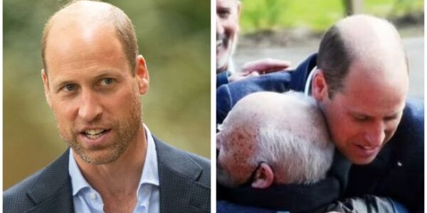 EMOTIONAL MOMENT: Prince Breaks Royal Protocol to Hug Pensioner at Glasgow ’22 – A Heart-Wrenching Story of Loss and Compassion In a powerful moment of compassion, Prince William broke royal tradition to embrace a pensioner at Glasgow ’22, leaving everyone in the crowd stunned. The elderly man, who had been open about his personal struggles with homelessness and the heart-wrenching loss of his wife, shared his story with the Prince. As the pensioner spoke of his pain, Prince William, setting aside royal protocol, stepped forward and gave the grandfather-of-25 a heartfelt hug. Mr. Burns, overcome with emotion, hugged the royal tightly, tears streaming down his face. It was a moment of raw humanity that transcended the usual royal stiffness, proving that sometimes, a simple act of kindness speaks louder than any title or tradition