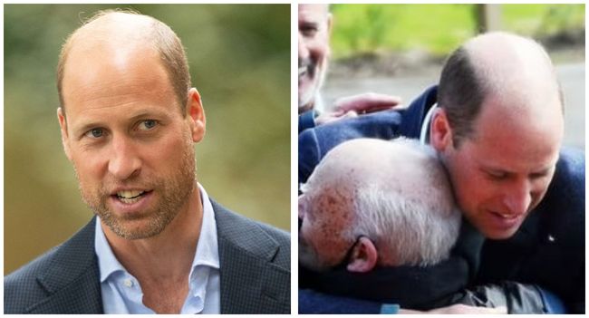 EMOTIONAL MOMENT: Prince Breaks Royal Protocol to Hug Pensioner at Glasgow ’22 – A Heart-Wrenching Story of Loss and Compassion In a powerful moment of compassion, Prince William broke royal tradition to embrace a pensioner at Glasgow ’22, leaving everyone in the crowd stunned. The elderly man, who had been open about his personal struggles with homelessness and the heart-wrenching loss of his wife, shared his story with the Prince. As the pensioner spoke of his pain, Prince William, setting aside royal protocol, stepped forward and gave the grandfather-of-25 a heartfelt hug. Mr. Burns, overcome with emotion, hugged the royal tightly, tears streaming down his face. It was a moment of raw humanity that transcended the usual royal stiffness, proving that sometimes, a simple act of kindness speaks louder than any title or tradition