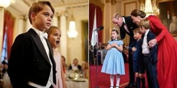 “You’ll Never Walk Alone”: Princess Charlotte’s Heartfelt Tribute to Prince George on His 12th Birthday As the room fell silent, Princess Charlotte stepped gracefully into the center, her small frame radiating quiet confidence. Then, with a voice soft yet unwavering, she began to sing: “You’ll never walk alone.” Every note carried a depth far beyond her years, filling the space with warmth, love, and an almost tangible sense of connection.  When Charlotte finished, she turned to Prince George, offering him a simple, knowing smile — a gesture so tender it left everyone in the room breathless. George, usually composed and poised, allowed a flicker of emotion to cross his face, his eyes reflecting the unspoken bond they shared.  In that fleeting moment, the trappings of royalty faded away. Titles and public appearances mattered little. What shone through was the pure, unbreakable bond between siblings, a quiet promise of love, support, and unwavering presence. Charlotte’s gentle rendition of the song became more than a birthday performance — it was a heartfelt reminder that, no matter the path ahead, George would never walk alone.  The room lingered on that feeling, hearts full, as the echo of Charlotte’s voice carried far beyond the celebration — a moving testament to family, loyalty, and the quiet power of love.