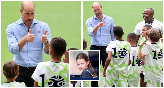 ROYAL GOAL & GRAND GESTURE! Prince William Stuns Brazil With Perfect Penalty — Then Donates ,000 to Local Kids’ Team It was meant to be a friendly kickabout — but it turned into a moment Brazil will never forget. At Rio’s legendary Maracanã Stadium, Prince William took center stage during the Community Football event on Monday, November 3, 2025, scoring a flawless penalty that sent the crowd — and young goalkeeper Pedro Enrique — into wild cheers. But the real surprise came after the goal. As chants of “William! William!” filled the air, the Prince reached for the mic and announced a ,000 personal donation to support Terra Football Club’s social projects, helping underprivileged children chase their football dreams. Wearing eco-friendly Mr Marvis trainers, William joined World Cup legend Cafú and trained with girls Charlotte’s age — laughing, passing, and sharing stories about his own “football-mad” daughter. Insiders say Princess Charlotte will be thrilled when she hears her dad “scored one for the kids.” “It wasn’t about fame — it was about giving back,” said Ricardo Calçado, Terra FC’s co-founder, calling William’s gesture “pure class.” For the young players, it was more than just a royal visit. It was hope. And for William — perhaps his most meaningful goal yet.