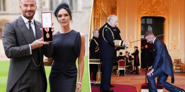 ARISE, SIR DAVID! David Beckham Knighted – But It Was William and Kate’s Surprise Wish That Stunned Windsor The ceremony at Windsor Castle this morning seemed like a solemn moment – ​​until Prince William and Kate made a surprise appearance in the line of honour. As King Charles III placed his sword on David Beckham’s shoulder, the whole room fell silent. Victoria shed tears, David smiled slightly – but what really stopped the mood was William and Kate’s special wish to the new “Sir David”. According to a palace source, William had handwritten a personal letter to Beckham that was only to be read after the ceremony – and the first sentence left him frozen for a few seconds. “It’s what every father hopes to say… and only you’ve earned it,” William said, his voice cracking. Windsor fell silent as two British icons joined hands to congratulate each other – a prince, a football legend – two men carrying the same national pride on their shoulders. And what made the internet go crazy: Kate added exactly three words at the bottom of the letter, three words that made Victoria cry. What were those three words?