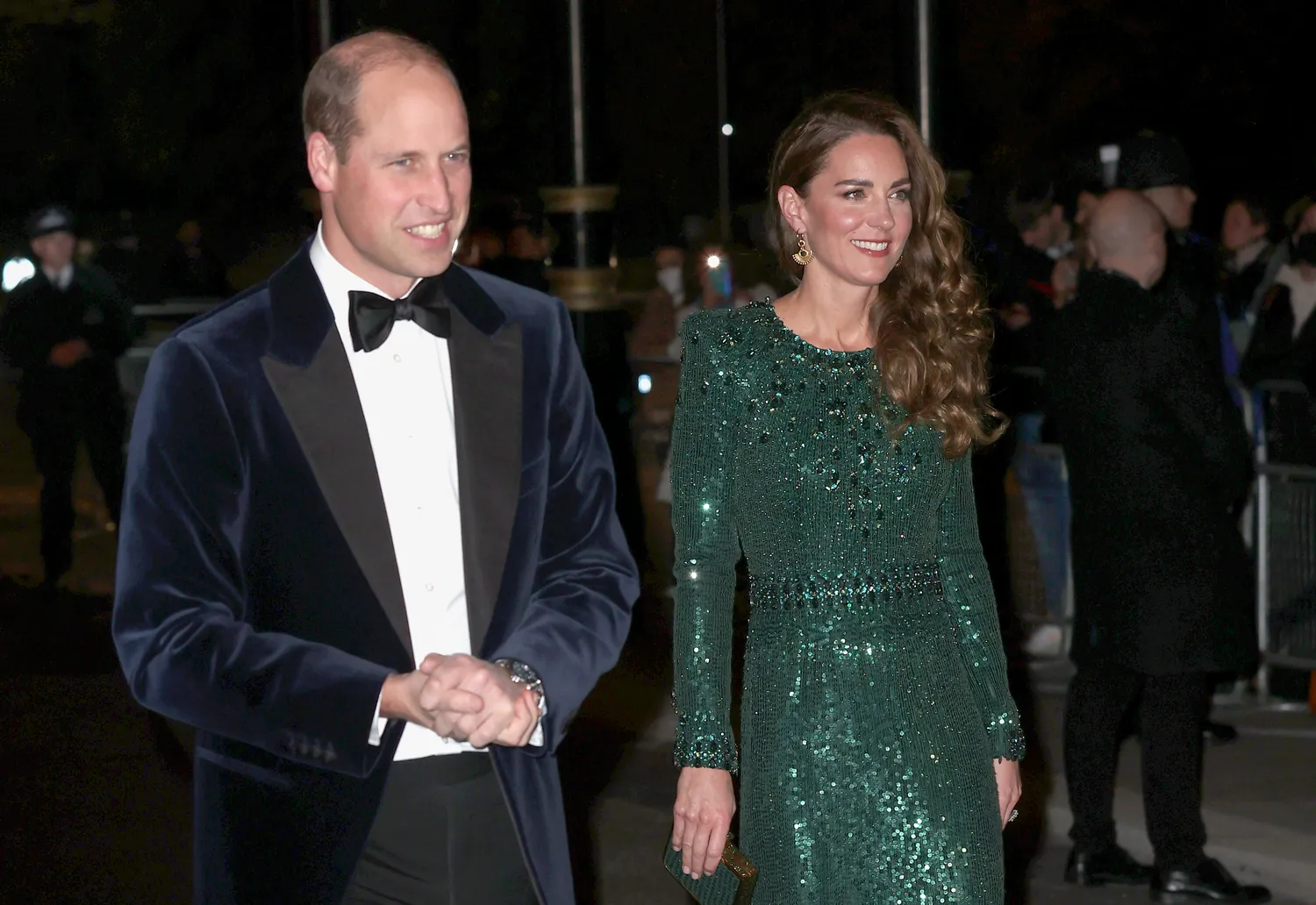 Prince William and Kate Middleton at the Royal Variety Performance on November 18, 2021