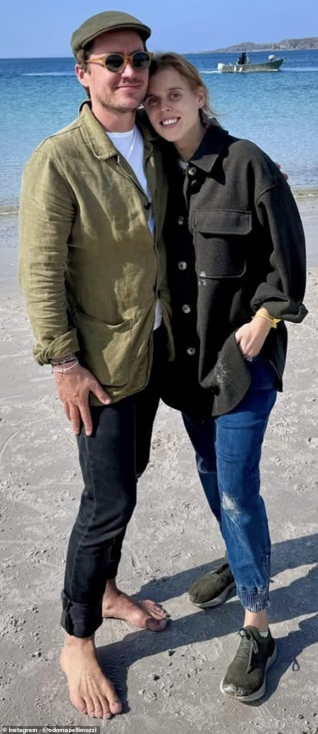 Edoardo Mapelli Mozzi wished his wife Princess Beatrice as an 'incredible partner, the most beautiful and amazing wife' in a gushing Instagram post marking their fifth wedding anniversary in July