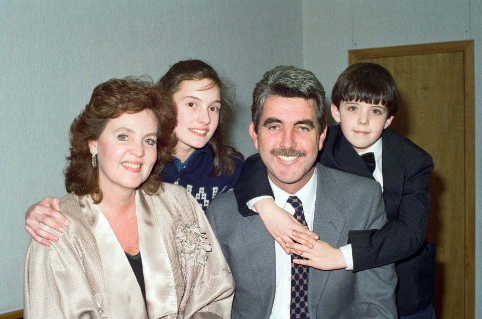Pauline Collins and Family