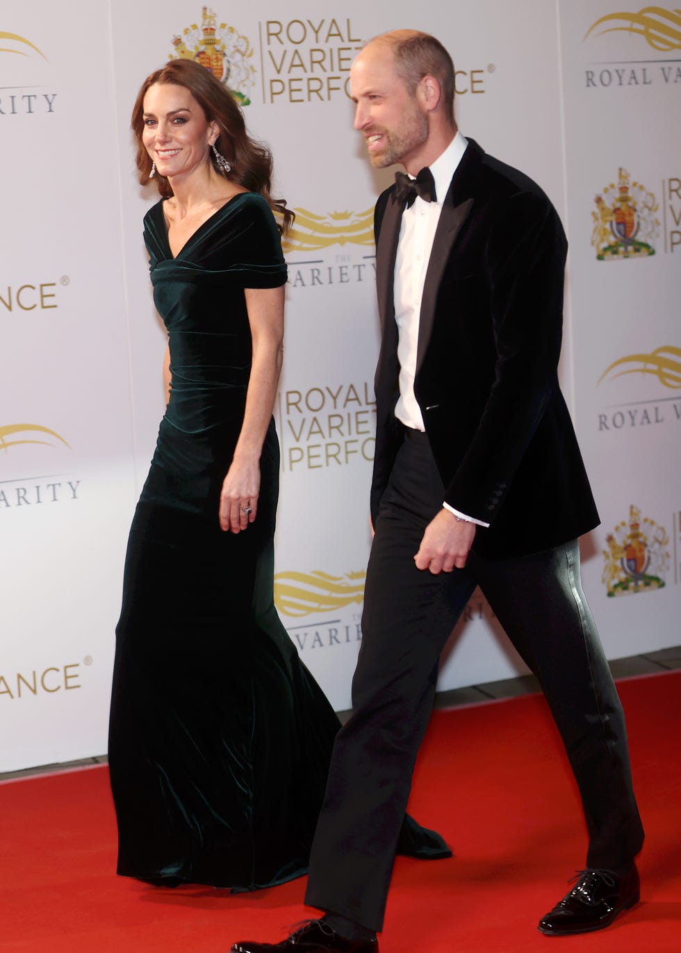 The Prince And Princess Of Wales Attend The Royal Variety Performance