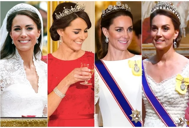 Beautiful Princess Catherine of Wales will be wearing a tiara in just a few  weeks! How will the plate smashing go down in Montecito? :  r/SaintMeghanMarkle