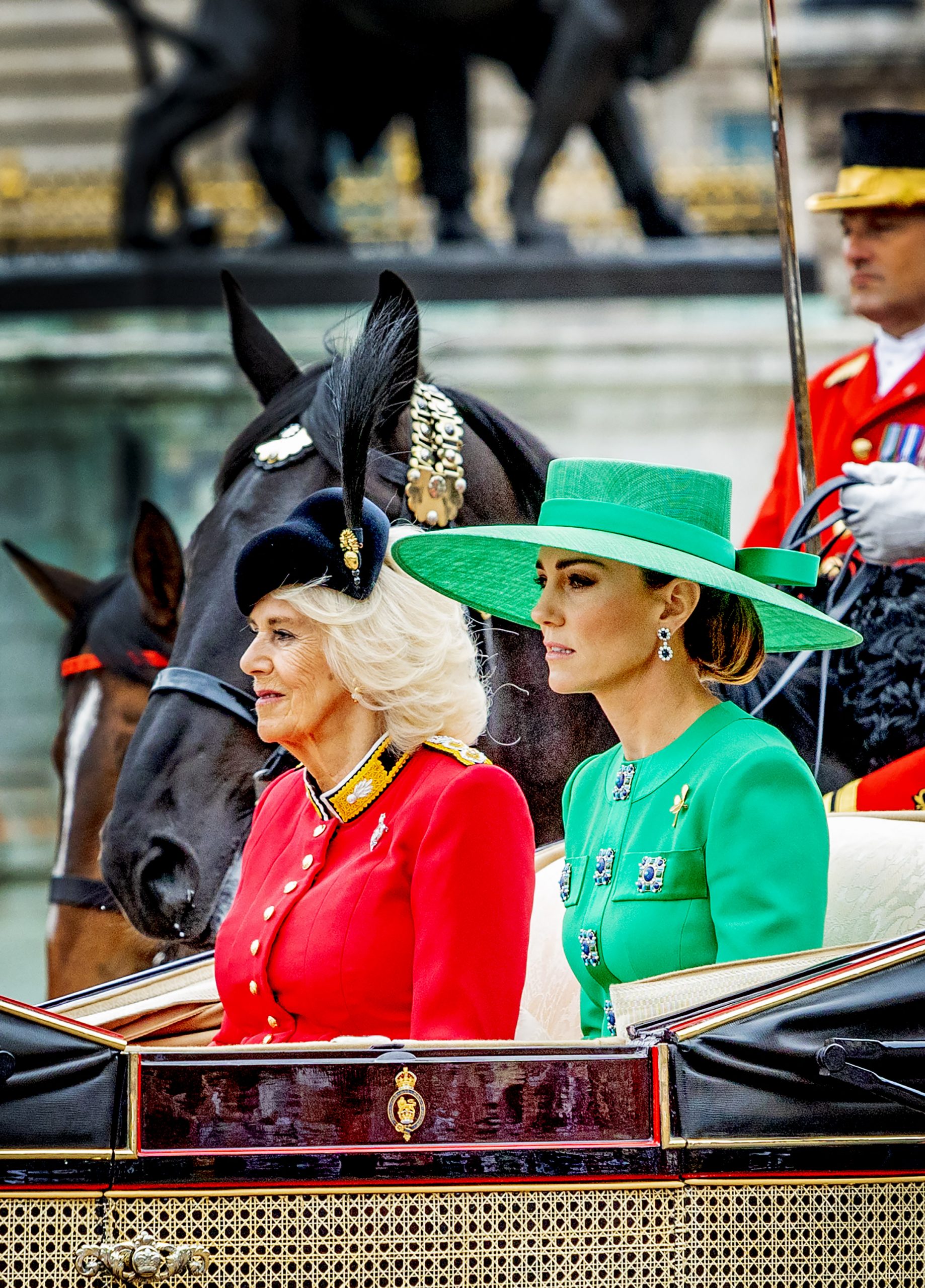Princess Charlotte and Prince George had a minor quarrel during Queen Elizabeth II's funeral.
