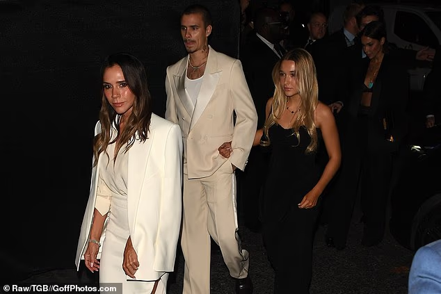 The family were out in force as they led the glamorous stars attending the swanky soiree