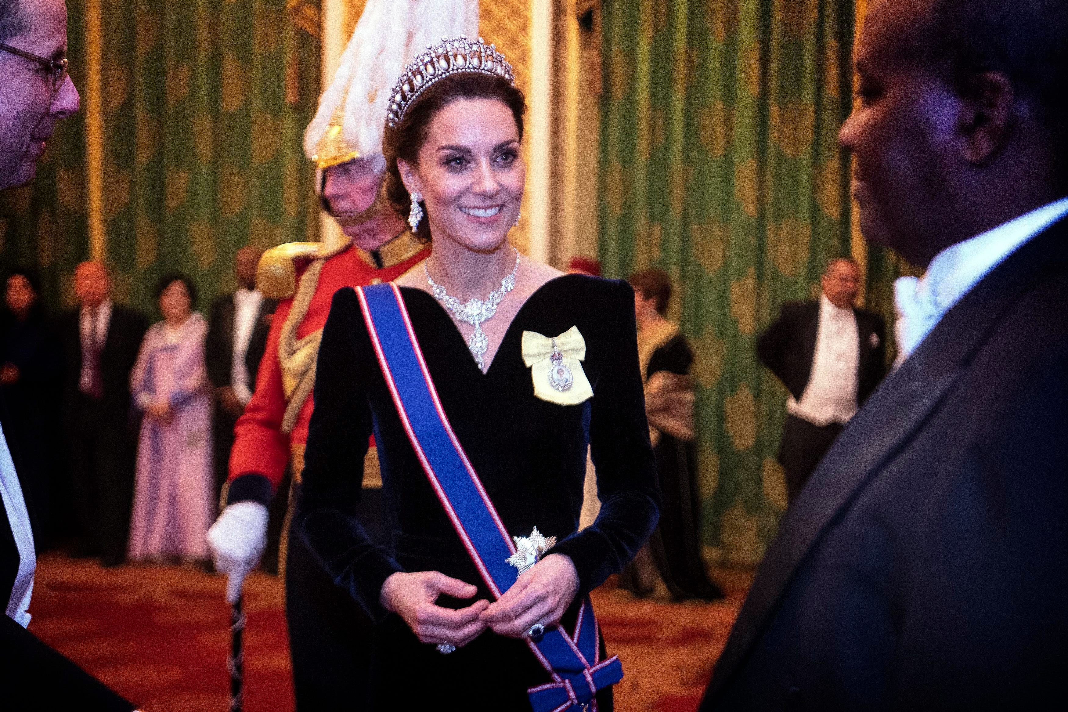 Kate Middleton Debuted a New Ring at the Buckingham Palace Diplomatic  Reception