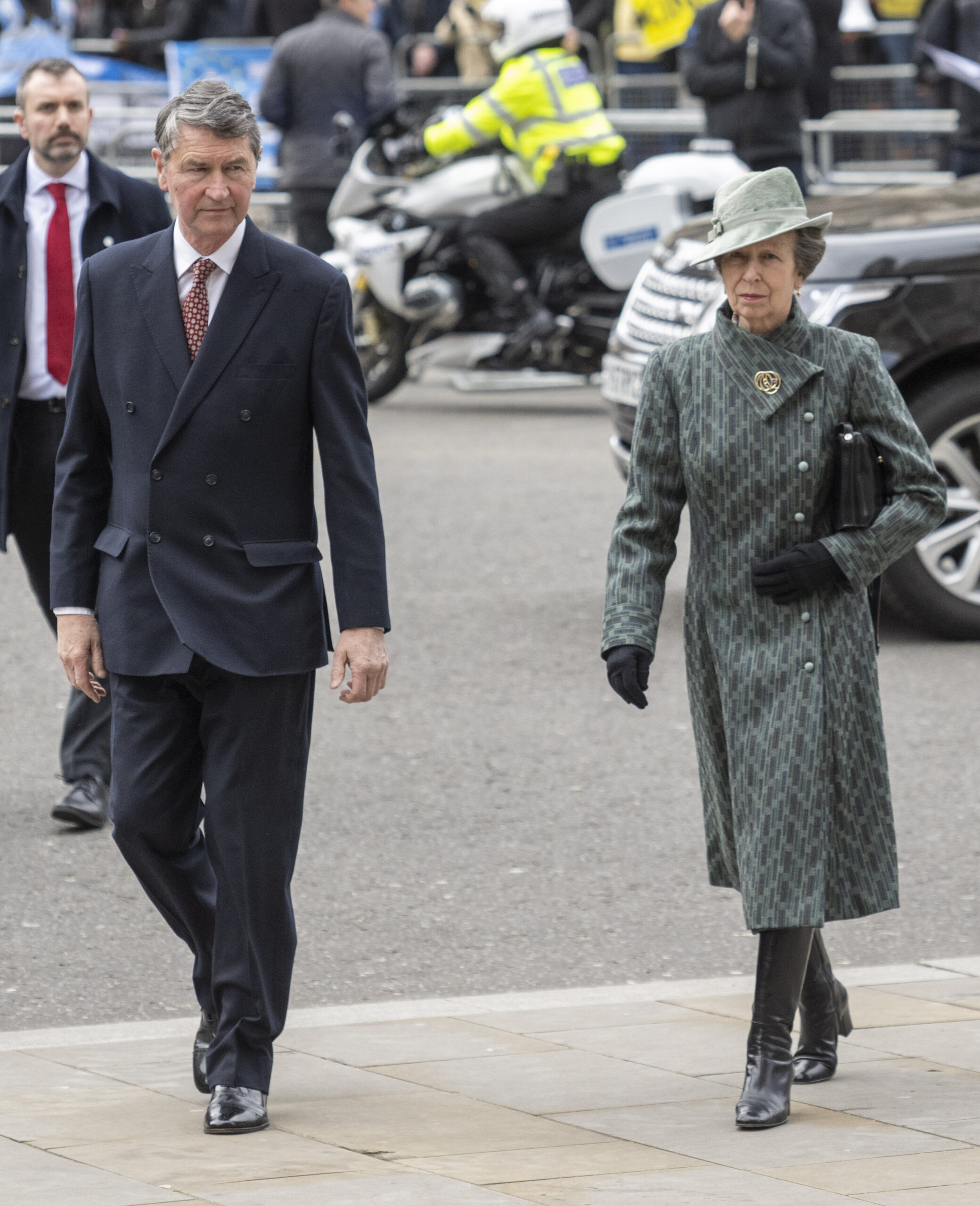 Princess Anne with her husband, Sir Tim Laurence