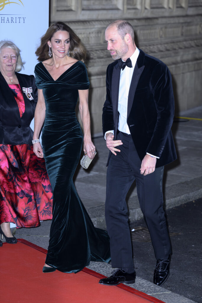 Kate Middleton and Prince William on the red carpet