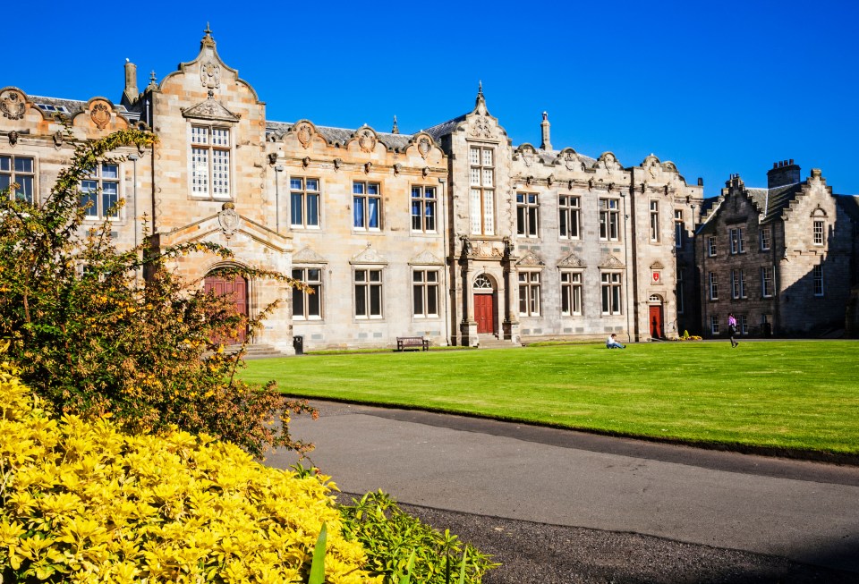 St Andrews University, St Salvators quadrangle.
