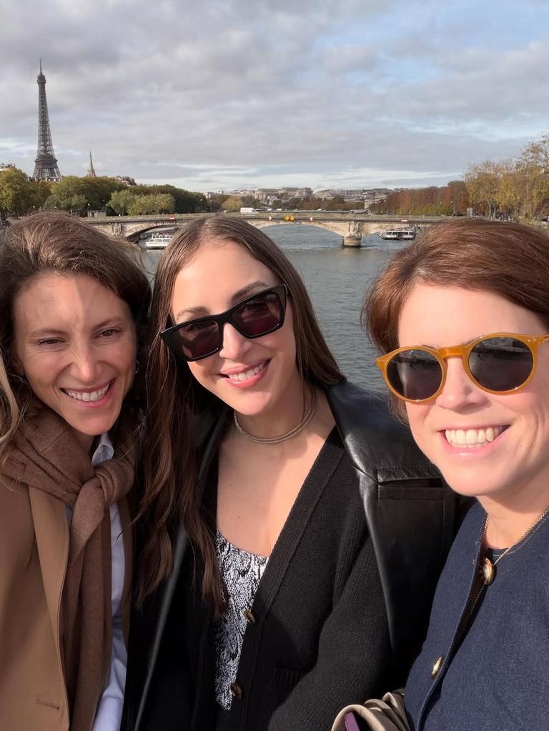 Eugenie has been on a girls trip in Paris, France. Picture: Instagram