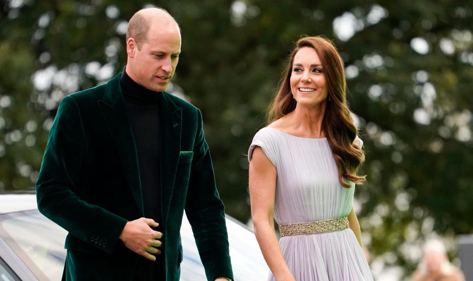 Kate Wore Sparkling Green Gown to the King’s 75th london, england october 17 prince william, duke of cambridge and catherine, duchess of cambridge attend the earthshot prize 2021 at alexandra palace on october 17, 2021 in london, england photo by alberto pezzali wpa pool getty images