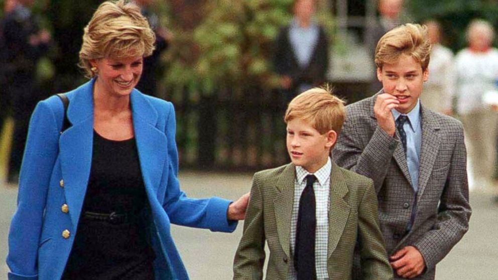 Princes William and Harry Pay Tribute to Their Mother, Princess Diana - ABC News