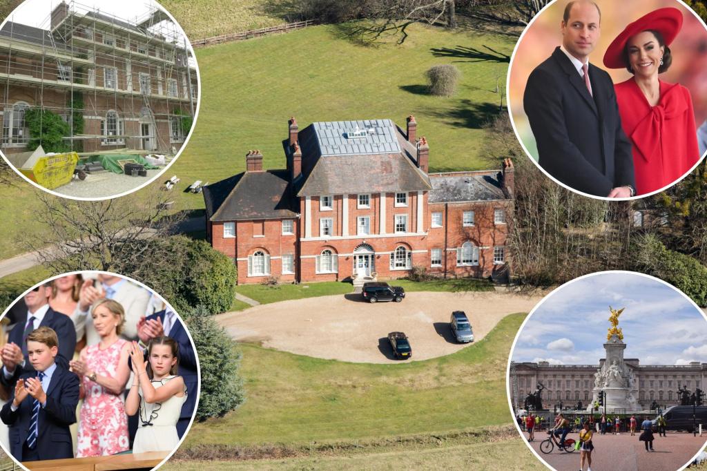Prince William and Kate Middleton can't live full-time in new home