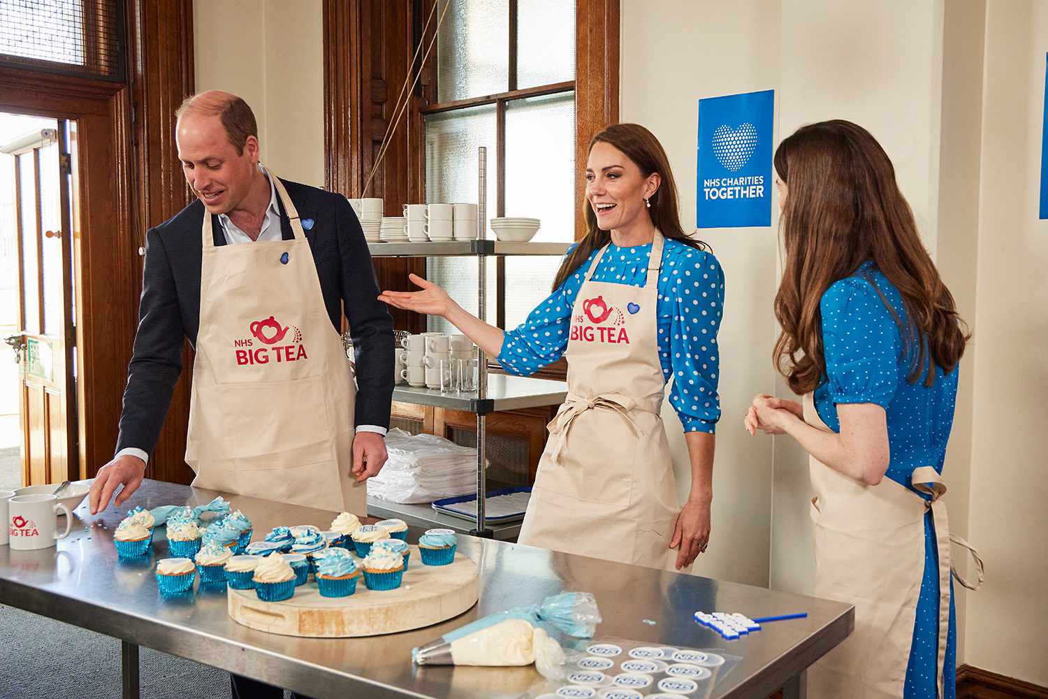 Kate Middleton and Prince William Show Off Baking Skills at NHS Party