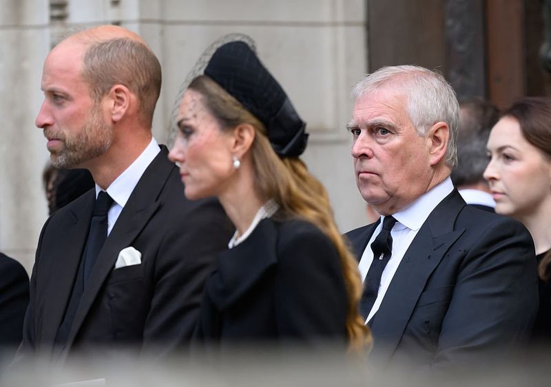 Prince William, Princess Kate, Andrew Mountbatten Windsor