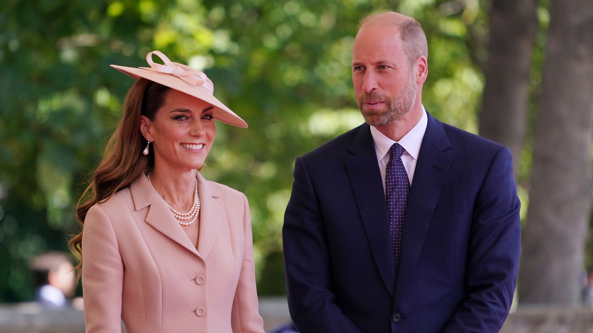 The Prince and Princess of Wales attend a State Welcome for President Macron