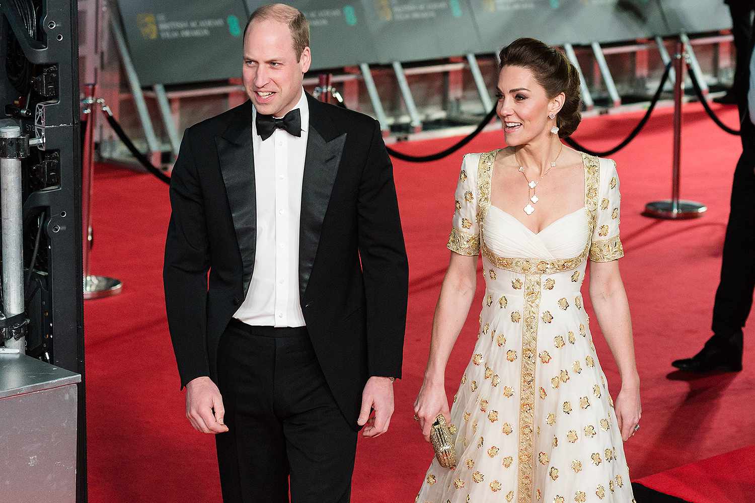 Prince William and Kate Laugh at BAFTAs After Guests Compliment