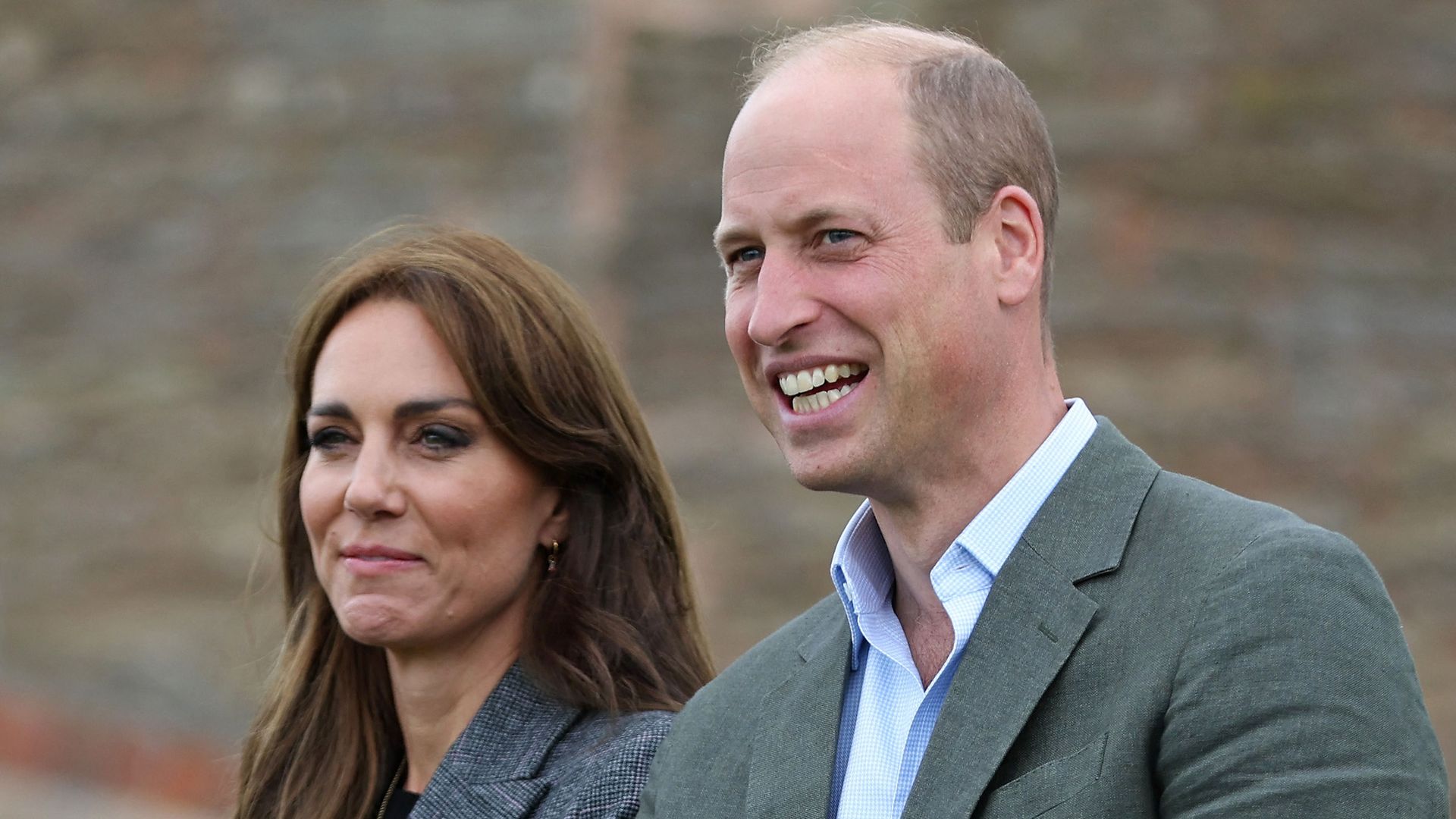 William and Kate at a farm