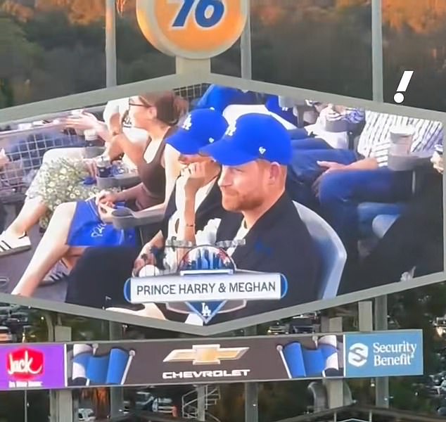 “THE NIGHT WAS MEANT TO SPARKLE — INSTEAD, IT BLEW UP IN THEIR FACES.” What should have been a glamorous World Series “date night” for Prince Harry and Meghan Markle unraveled in real time when the Sussexes appeared on the Dodgers’ Kiss Cam — and the reaction was brutal. Instead of cheers, a deafening wave of boos thundered through the stadium, leaving 56,000 fans audibly united in rejection