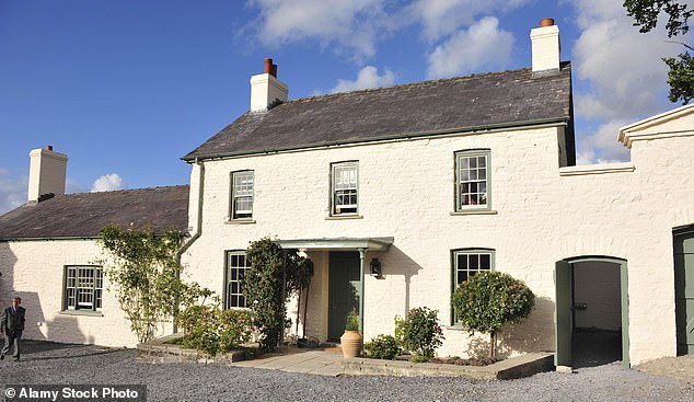 Llwynywermod (pictured) is a farmhouse in Carmarthenshire which was bought for £1.2million by the Duchy of Cornwall in 2007