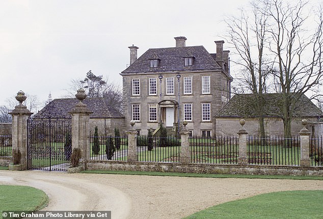 The couple sold their neoclassical mansion Nether Lypiatt (pictured), set in 16 acres near Bisley, Gloucestershire, for £5.75million in 2006