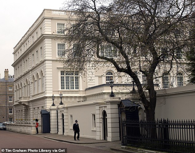 Clarence House (pictured) has been the official London residence of Charles since August 2003 when he was Prince of Wales