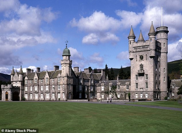 Balmoral (pictured) near the village of Crathie in Aberdeenshire was inherited by the King from his late mother, the Queen who died there in September 2022