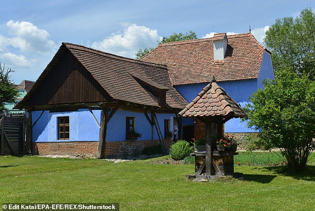 Charles purchased a Romanian cottage (pictured) at the UNESCO World Heritage Site of Viscri in 2006