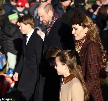 A Royal Rule Quietly Broken? The Christmas Moment No One Expected at Sandringham. It was supposed to be a simple Christmas Day appearance — smiles, waves, tradition as usual. But just moments after the service at Sandringham, something happened that instantly stopped onlookers in their tracks. As crowds gathered and cameras clicked, Princess Charlotte did something completely unexpected. No rehearsed wave. No polite nod. Instead, she stepped forward and shared a spontaneous, heartfelt hug with a well-wisher — a tiny gesture that carried huge meaning. Those nearby were stunned. Some gasped. Others were visibly emotional. Because in that split second, royal formality melted away — replaced by pure warmth, confidence, and a glimpse of the young royal everyone is suddenly talking about. Was this a quiet sign of how the monarchy is changing? A reflection of how the next generation is being raised? Or simply a powerful reminder that behind the tradition, there’s a very real child with a very big heart? Either way, this small moment is now being called one of the most touching scenes of Christmas — and it’s sparking conversations far beyond Sandringham