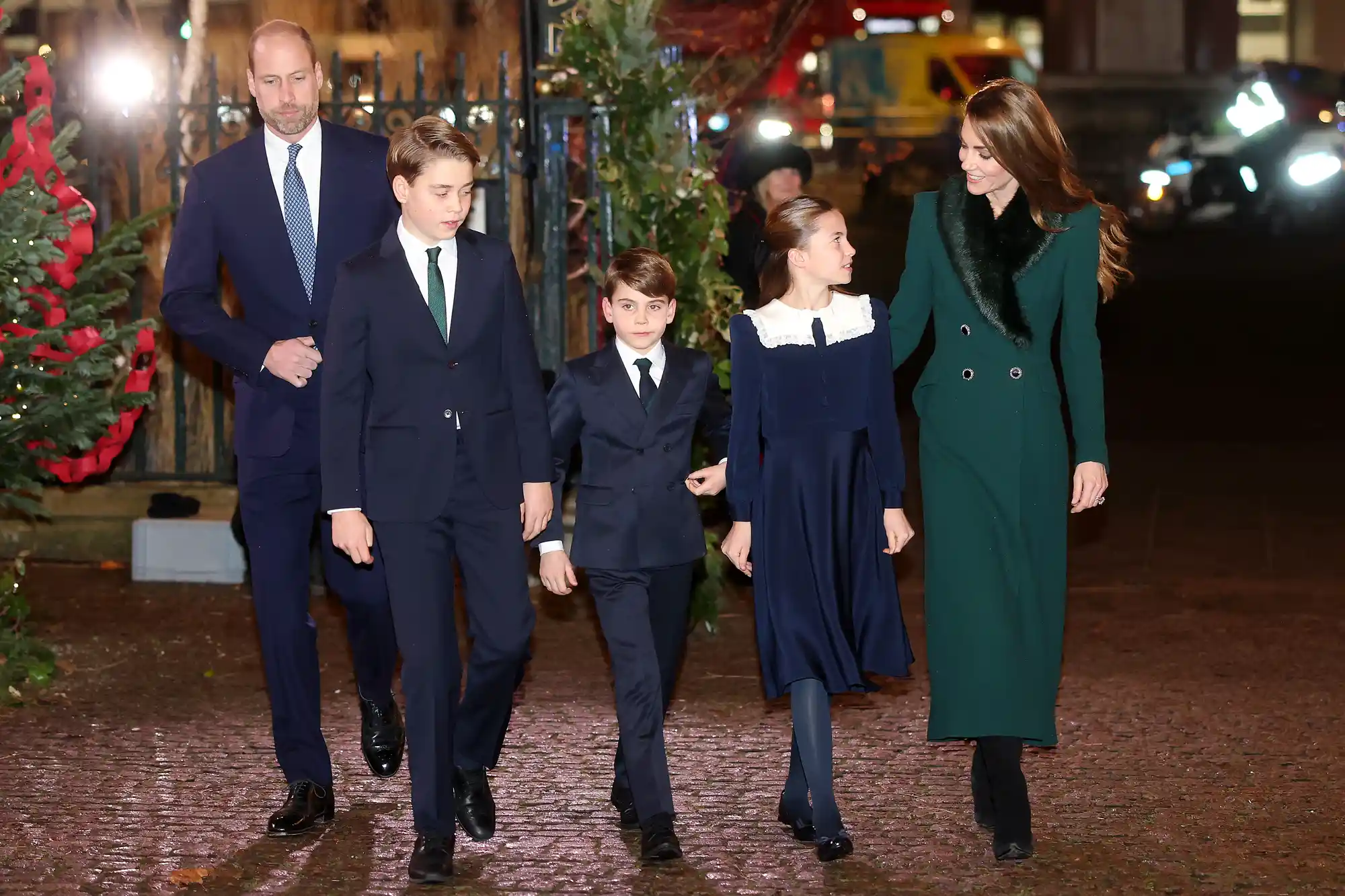 Prince William, Prince of Wales, Prince George of Wales, Prince Louis of Wales, Princess Charlotte of Wales and Catherine, Princess of Wales attend the 'Together At Christmas' Carol Service at Westminster Abbey on December 05, 2025 in London, England. Led by The Princess and supported by The Royal Foundation, the annual event offered a chance to pause and reflect on the values of love, compassion, and the connections we share. The service also highlighted remarkable individuals from across the UK who have demonstrated extraordinary kindness, empathy, and support within their communities.