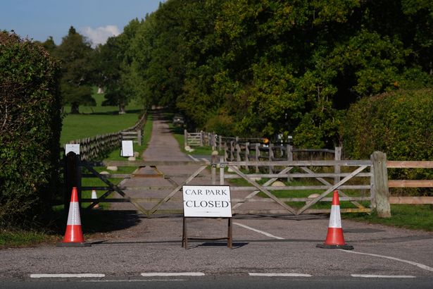 Hundreds of acres have been closed off to the public