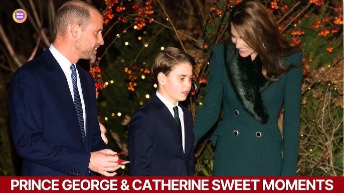 Prince George Steps Up and Sweetly SUPPORTS His Mum Princess Catherine at  Westminster Abbey