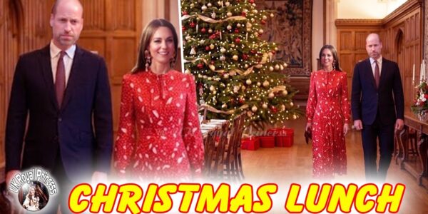 She didn’t make a speech. She didn’t step forward. She didn’t need to. The moment Catherine, Princess of Wales arrived at the Palace Christmas lunch, the room shifted. Cameras paused. Conversations stalled. And within minutes, one detail dominated every discussion — her striking red satin dress. Sleek. Festive. Unmistakably confident. Under the palace lights, the fabric shimmered with quiet authority — not flashy, not theatrical, but perfectly balanced between classic royal elegance and modern assurance. Royal watchers immediately took notice, calling it everything from a “future Queen statement” to one of her boldest holiday fashion choices to date. But the color wasn’t the only thing sending a message. Observers say the look subtly signaled something deeper — Catherine’s growing comfort in her role, her confidence in visibility, and her quiet command within the royal family as Christmas approaches. There were no excess accessories. No distractions. Just clean lines, intentional styling, and the kind of presence that doesn’t ask for attention — it receives it. Why red? Why now? And why are so many calling this one of her most meaningful fashion moments yet? Royal fashion is never accidental — and this look may have said far more than it appeared to at first glance She didn’t make a speech. She didn’t step forward. She didn’t need to. The moment Catherine, Princess of Wales arrived at the Palace Christmas lunch, the room shifted. Cameras paused. Conversations stalled. And within minutes, one detail dominated every discussion — her striking red satin dress. Sleek. Festive. Unmistakably confident. Under the palace lights, the fabric shimmered with quiet authority — not flashy, not theatrical, but perfectly balanced between classic royal elegance and modern assurance. Royal watchers immediately took notice, calling it everything from a “future Queen statement” to one of her boldest holiday fashion choices to date. But the color wasn’t the only thing sending a message. Observers say the look subtly signaled something deeper — Catherine’s growing comfort in her role, her confidence in visibility, and her quiet command within the royal family as Christmas approaches. There were no excess accessories. No distractions. Just clean lines, intentional styling, and the kind of presence that doesn’t ask for attention — it receives it. Why red? Why now? And why are so many calling this one of her most meaningful fashion moments yet? Royal fashion is never accidental — and this look may have said far more than it appeared to at first glance