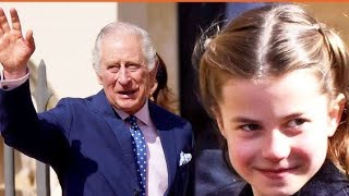 77 Gifts on his 77th Birthday!! Princess Charlotte surprise king Charles -  YouTube