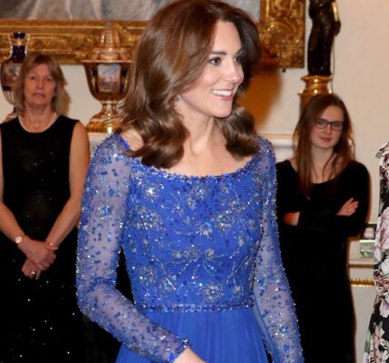 Kate Middleton delivered a true fashion moment — the kind that instantly stops the scroll. Stepping onto the red carpet in a breathtaking beaded gown, she shimmered with every step, the delicate detailing catching the light like falling stardust. Paired with perfectly coordinated jewels and her signature effortless grace, the Duchess proved once again that timeless elegance never goes out of style. Her look struck that rare balance between classic refinement and modern sophistication, reminding everyone why she continues to inspire so many around the world. From the intricate artistry of her dress to the serene confidence she carried, this appearance was nothing short of unforgettable. But it’s the one stunning detail hidden within her gown — the one fans didn’t notice right away — that has fashion lovers buzzing the most