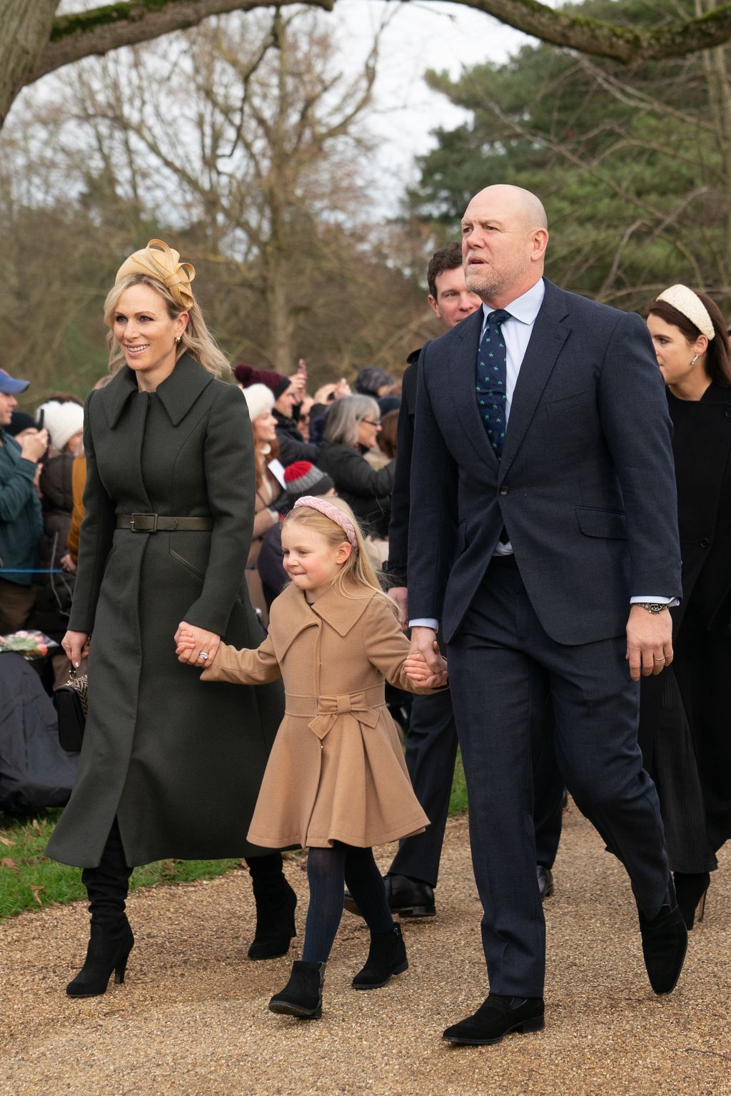 Image may contain Mike Tindall Zara Tindall Spencer Antle Person Clothing Coat Adult People Footwear and Shoe