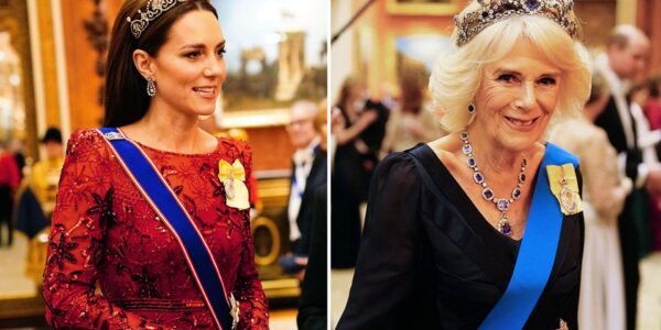 What the public saw looked like celebration. What happened behind palace doors tells a very different story. After weeks of speculation, Buckingham Palace made an announcement that instantly shifted the royal spotlight. Catherine, Princess of Wales, was given a powerful new role — one so symbolic that royal insiders quietly described it as a major step toward the future of the monarchy. Outside the palace gates, the crowd erupted. Cheers rang out as Catherine appeared calm, radiant, and composed — every inch the figure many already see as the monarchy’s next great chapter. Prince William stood just behind her, pride unmistakable in his eyes, as cameras flashed and commentators spoke of a “new era.” But inside the palace, the atmosphere reportedly changed in an instant. According to senior palace sources, as attention turned fully toward Catherine, Queen Camilla’s demeanor shifted. Her expression tightened. Her posture stiffened. Advisers nearby sensed something was wrong — and then came a quiet moment that stopped those closest to her cold. Camilla allegedly turned away and whispered a short sentence — one so charged that no one dared repeat it aloud. Seconds later, she was said to have left the room abruptly, aides and security hurrying after her, staff exchanging stunned glances as they realized the gravity of what had just occurred. Outside, the applause never stopped. Inside, insiders say a line may have been crossed. For the first time, those close to the royal household reportedly sensed a hard truth settling in: public attention had shifted — not to the crown itself, but to the woman walking confidently through the ceremonial doors, already viewed by many as the future. What exactly was said? Why did this moment strike such a nerve? And how could it reshape the royal family moving forward? One announcement. Two very different reactions. And a palace forever changed