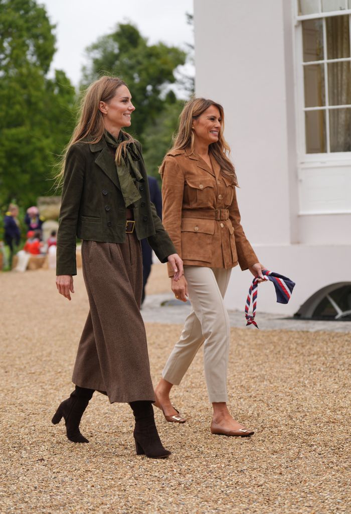 Catherine and Melania undertook a joint engagement in September of 2025