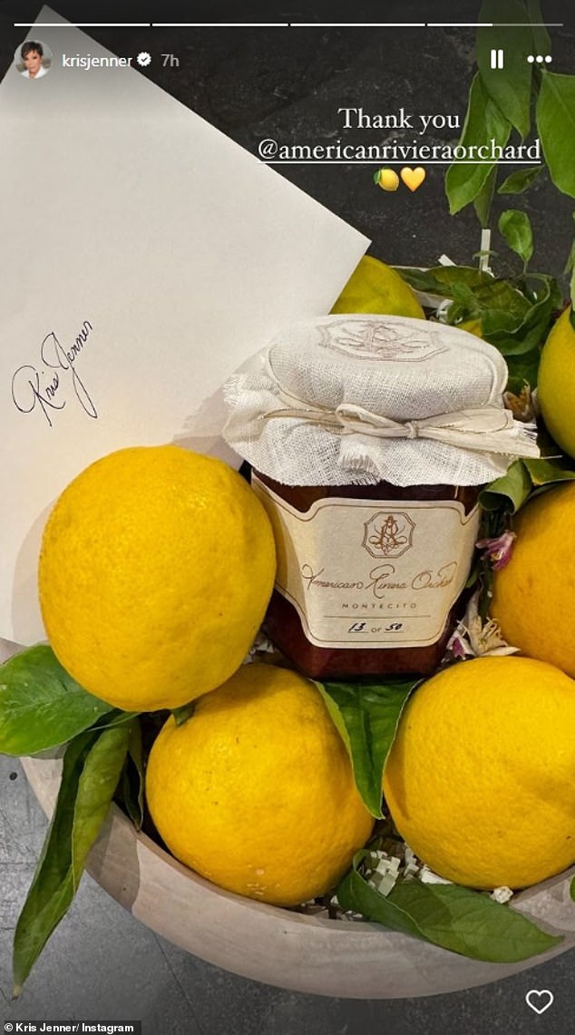Kardashian matriarch Kris posted a photo of Meghan's jam on Instagram, confirming the Duchess's Kardashian connections