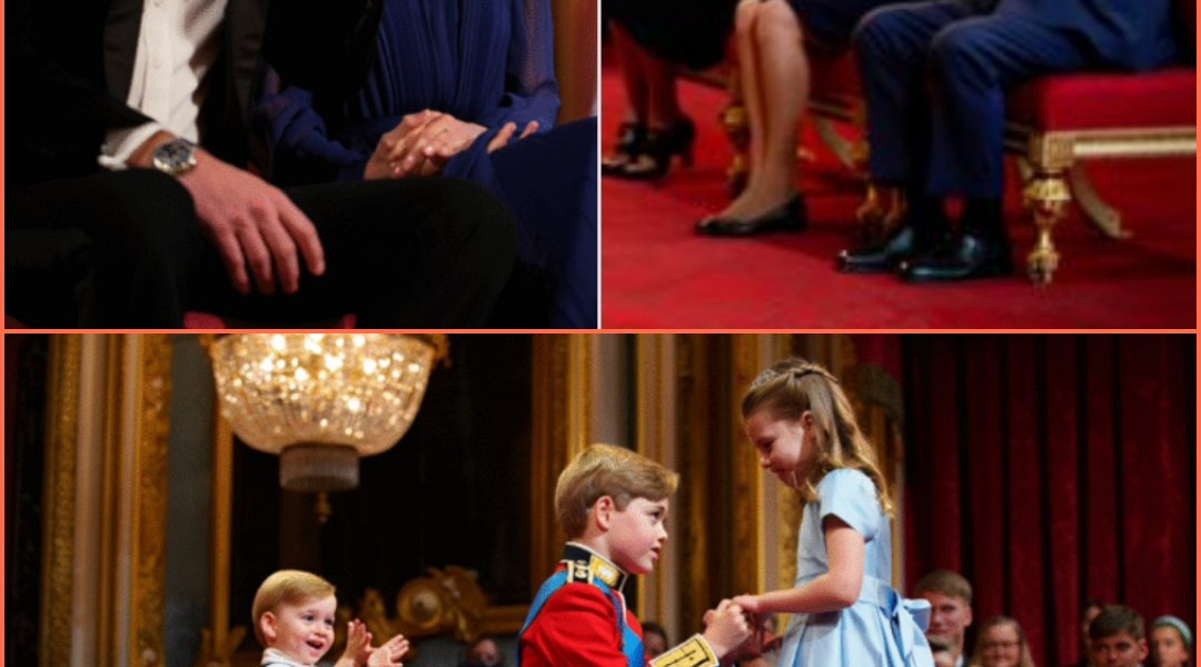From a shy glance in a lecture hall to a love story watched by the world — Prince George and Princess Charlotte just brought William and Kate’s journey to life on stage, wide-eyed and full of heart. But it was the final moment that stole the show: George dropped to one knee — and the room exploded. A simple school play… that left Buckingham Palace in tears. 💫 Watch the moment that melted a nation’s heart.
