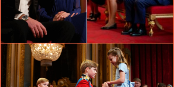 From a shy glance in a lecture hall to a love story watched by the world — Prince George and Princess Charlotte just brought William and Kate’s journey to life on stage, wide-eyed and full of heart. But it was the final moment that stole the show: George dropped to one knee — and the room exploded. A simple school play… that left Buckingham Palace in tears. 💫 Watch the moment that melted a nation’s heart.