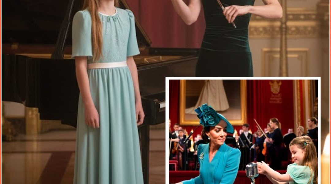 On a night imagined inside Kensington Palace, where the corridors fall silent for what would have been Princess Diana’s 64th birthday, a single violin note drifts through the candlelight as Princess Catherine begins to play and young Princess Charlotte steps forward to sing to the grandmother she never knew, a moment that deepens when Susan Boyle quietly joins them with a voice that feels like a prayer, while Prince William watches from the doorway — a son witnessing his wife and daughter bring his mother’s memory back to life, turning a private tribute with no cameras and no audience into a timeless story of love, legacy, and a final note whose meaning you’ll feel long after reading.