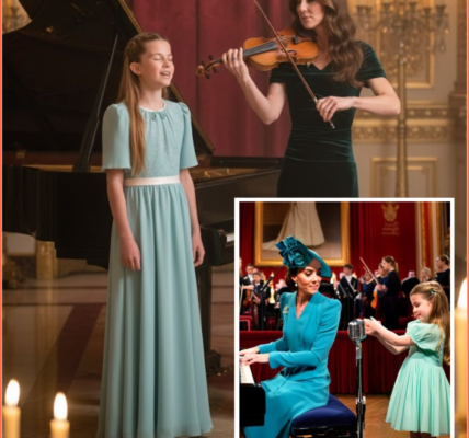 On a night imagined inside Kensington Palace, where the corridors fall silent for what would have been Princess Diana’s 64th birthday, a single violin note drifts through the candlelight as Princess Catherine begins to play and young Princess Charlotte steps forward to sing to the grandmother she never knew, a moment that deepens when Susan Boyle quietly joins them with a voice that feels like a prayer, while Prince William watches from the doorway — a son witnessing his wife and daughter bring his mother’s memory back to life, turning a private tribute with no cameras and no audience into a timeless story of love, legacy, and a final note whose meaning you’ll feel long after reading.